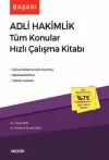 Başarı Adli Hakimlik Tüm Konular Hızlı
Çalışma Kitabı