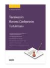 Terekenin Resmi Defterinin Tutulması