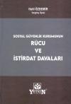 Sosyal Güvenlik Kurumunun Rücu ve İstirdat
Davaları