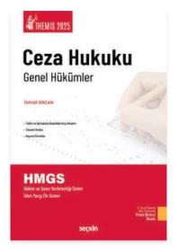 Ceza Hukuku Genel Hükümler Konu Kitabı İsmail Ercan