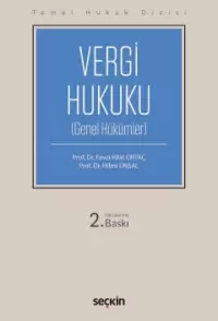 Vergi Hukuku Genel Hükümler Fevzi Rifat Ortaç