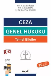 Ceza Genel Hukuku Temel Bilgiler Veli Özer Özbek