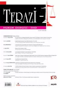 Terazi Hukuk Dergisi Sayı:215 Temmuz 2024 Mutlu Dinç