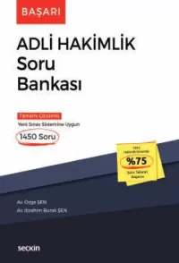 BAŞARI – Adli Hakimlik Soru Bankası İbrahim Burak Şen