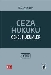 Ceza Hukuku Genel Hükümler Berrin Akbulut