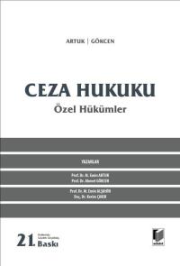 Ceza Hukuku Özel Hükümler Mehmet Emin Artuk