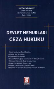 Devlet Memurları Ceza Hukuku Mustafa Dönmez