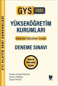 Görevde Yükselme Sınavı 5'li Deneme Eyüp Yavuz