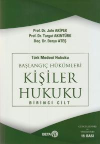 Kişiler Hukuku Jale Akipek