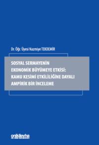 Sosyal Sermayenin Ekonomik Büyümeye Etkisi Kamu Kesimi Etkililiğine Da