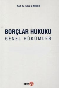 Borçlar Hukuku Genel Hükümler Haluk Nami Nomer